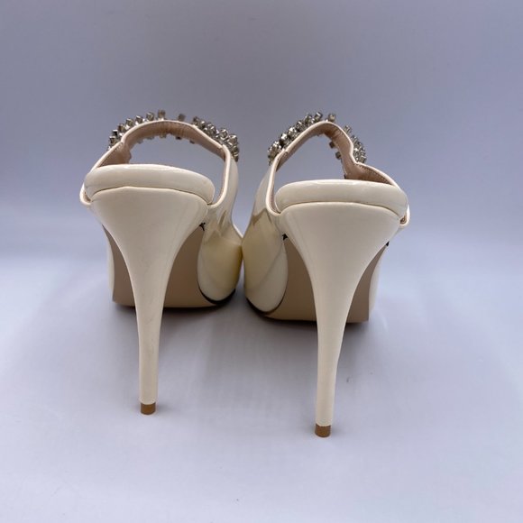 FOWT Pointed Toe Stiletto High Heel Strap Mules - Picture 5 of 9